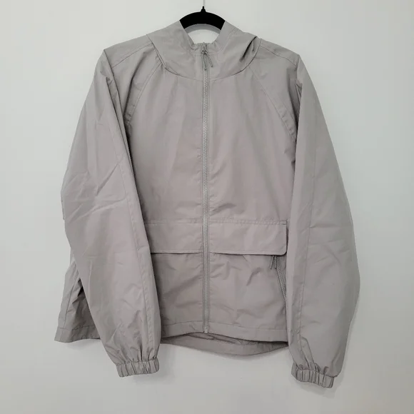 Natural Reflections Landscape Windbreaker Rain Jacket Size XL Light Grey Outdoor - Picture 3 of 14